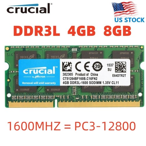 Crucial ddr3l 4gb 8gb 1600 - crucial,
