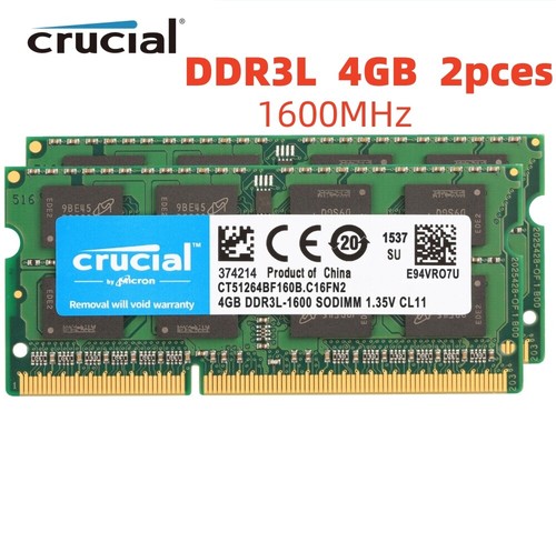 Crucial ddr3 1600 mhz 8gb - crucial, 2x