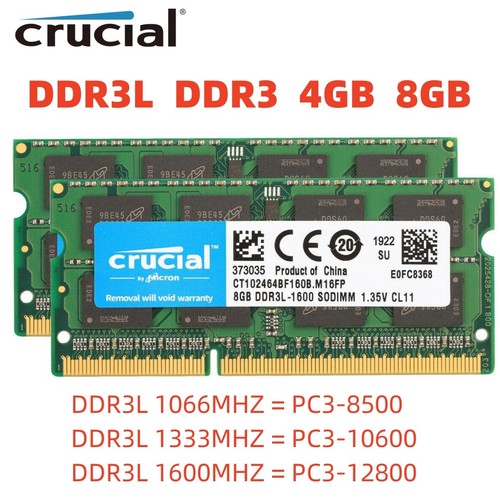 Crucial ddr3 ddr3l 4gb 8gb - ddr3,