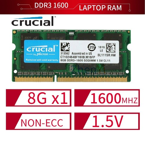 Crucial 8gb 4gb 2gb ddr3 - crucial,