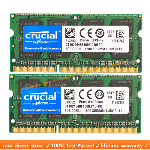 Crucial ddr3l 16gb 1600 - 16gb,