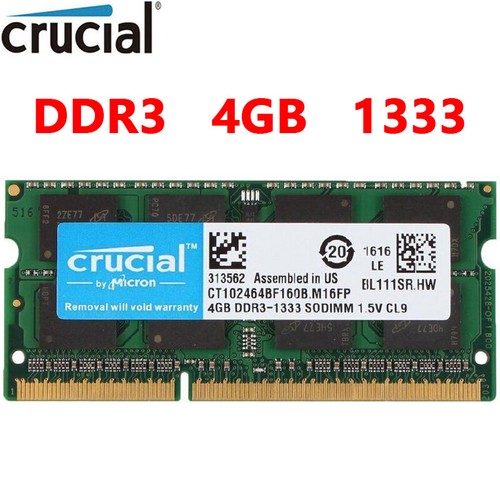 Crucial ddr3 4gb 1333 - crucial,