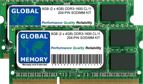 8gb ddr3l 1600mhz - (2, x