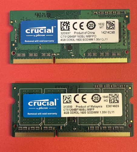 Crucial ddr3 8gb kit - 8gb, 2