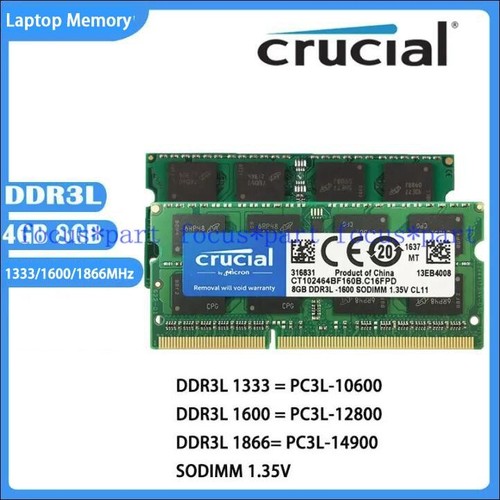 Crucial gb ddr3l 1333 - 8,